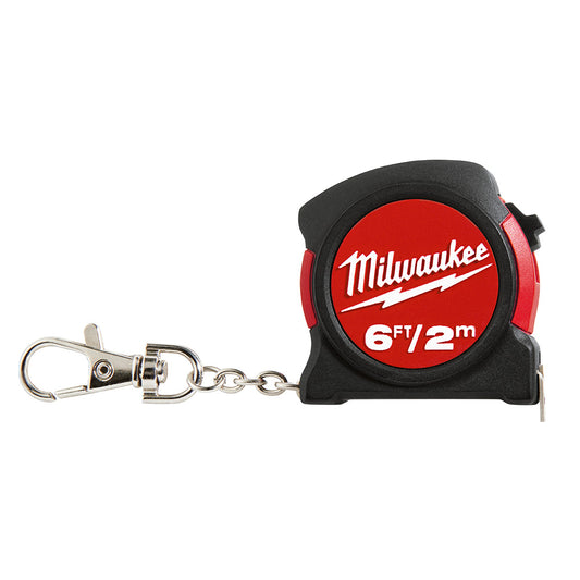 Milwaukee 6ft/2m Keychain Tape Measure